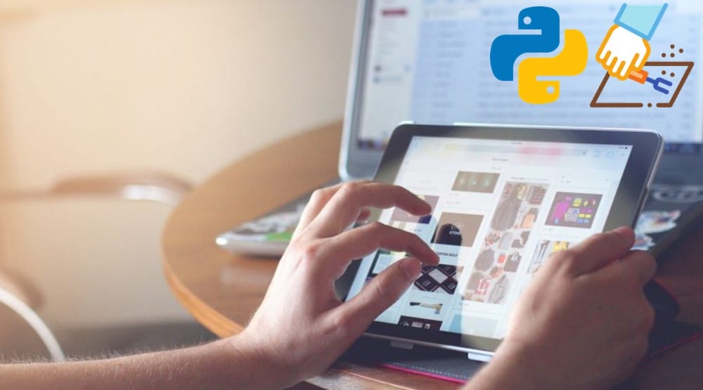 Python for scraping images online