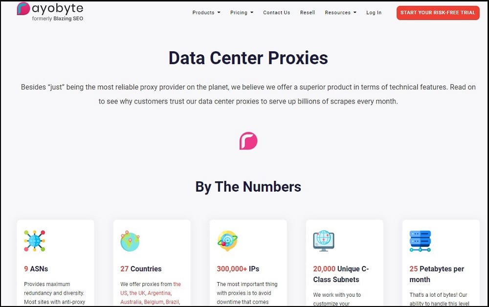 Rayobyte Proxy for Datacenter Overview