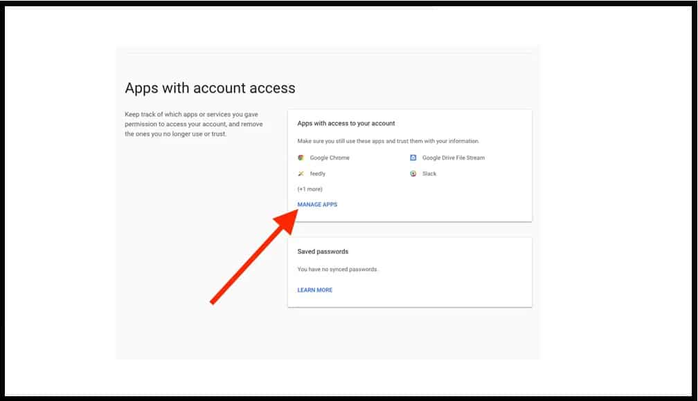 Remove Apps that Have Your Gmail Information