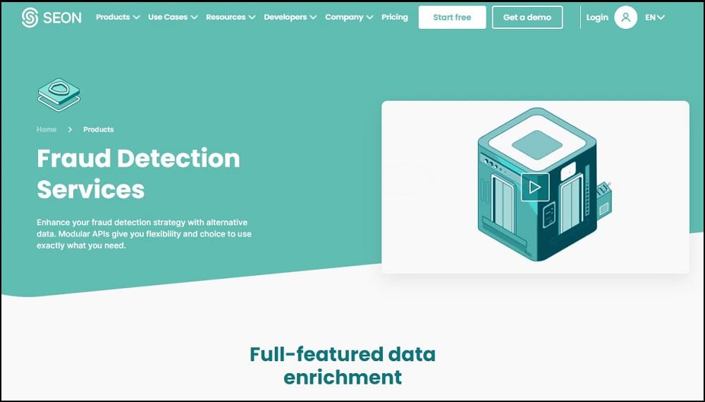SEON IP Analysis Module Homepage