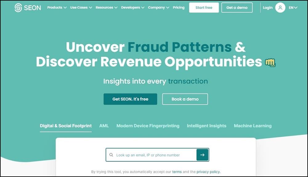 SEON fraud fighter Overview