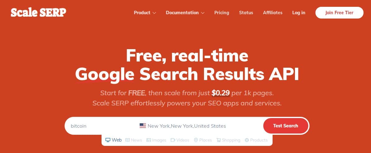Scale SERP for SERP API