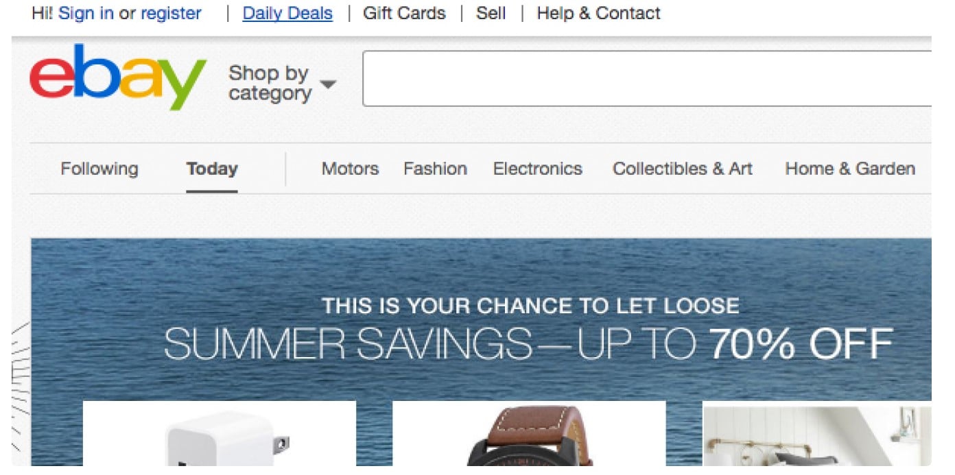 Shopping and Selling on eBay