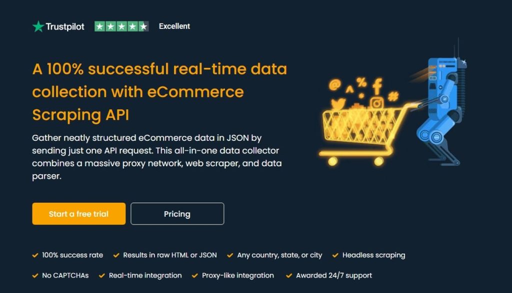 Smartproxy E-Commerce Scraping API