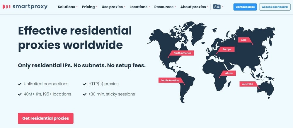 Smartproxy for Residential Proxies