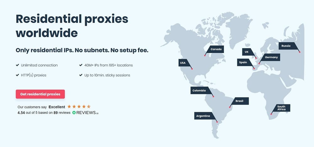 Smartproxy residential provider service