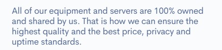 SocialProxy Owned Equipment