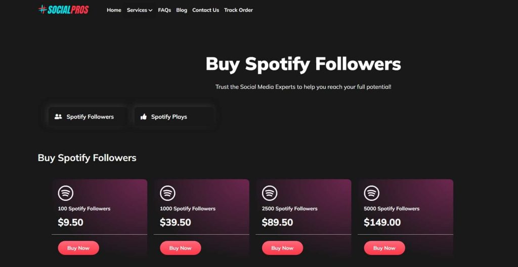 Socialpros Spotify Bot