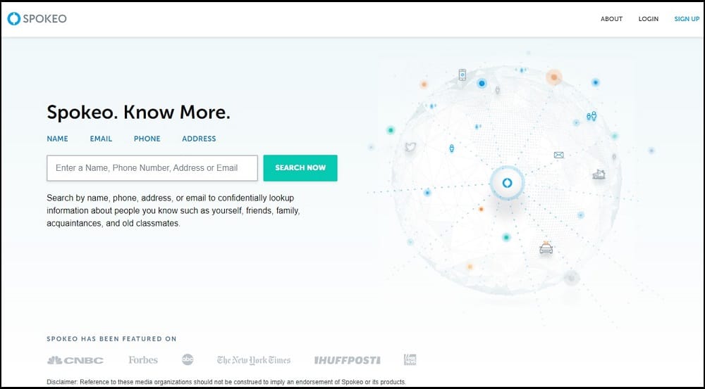 Spokeo Homepage