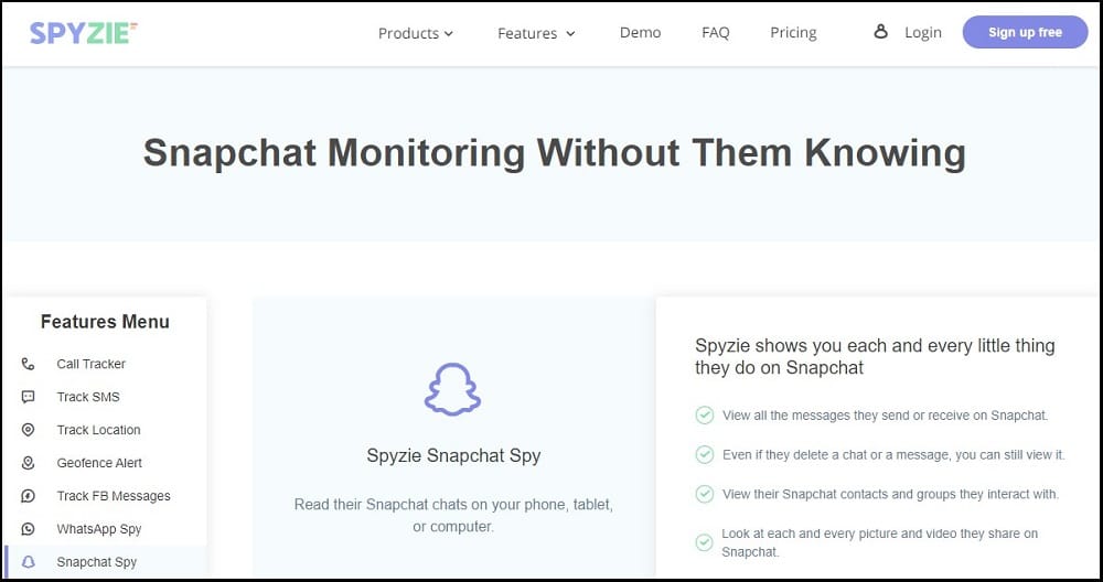 SpyZie for Snapchat Viewers