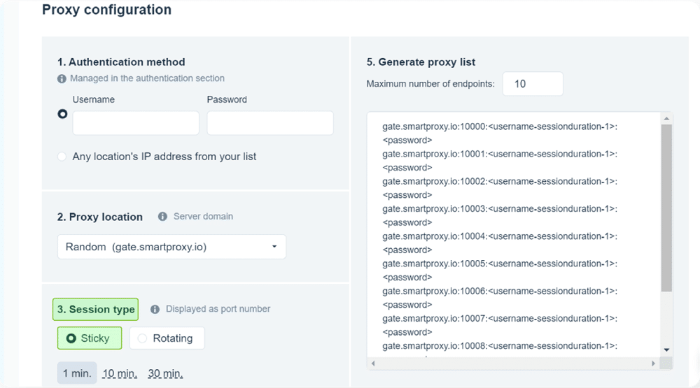 Sticky Session overview