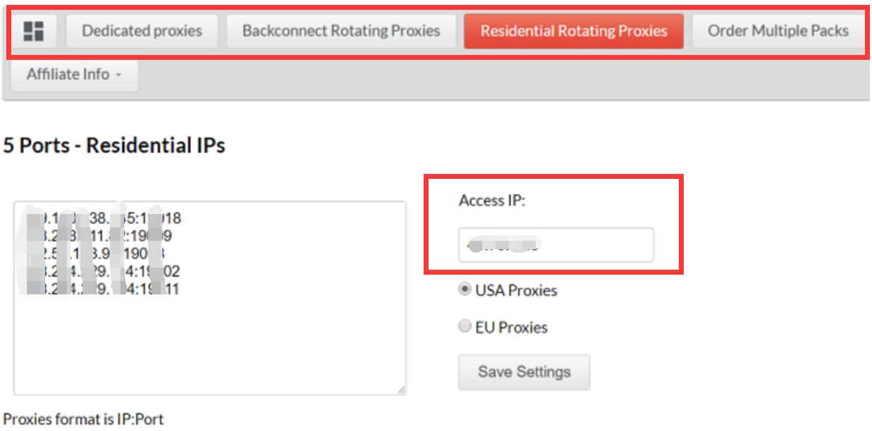 Stormproxies residential IP authentication