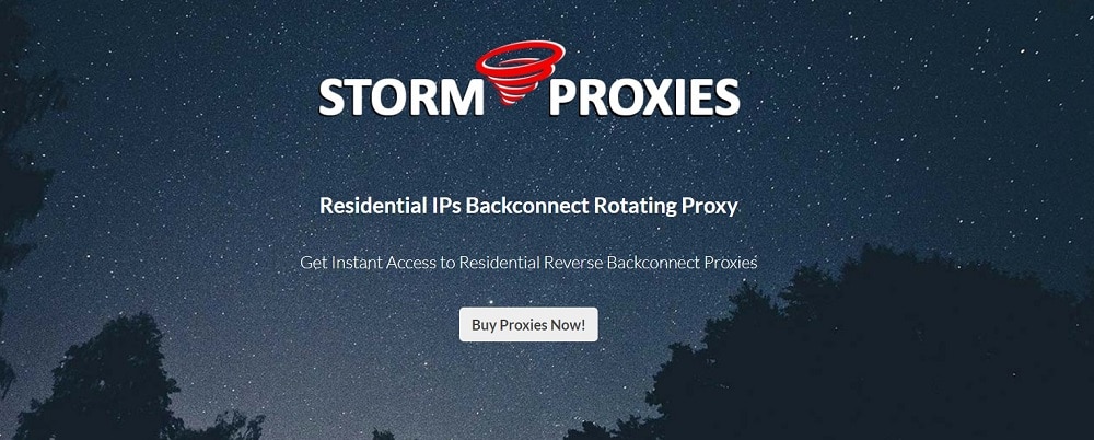 Stormproxies residential proxies services