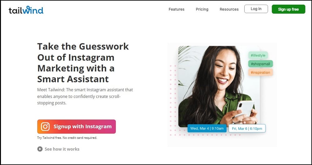Tailwind for Instagram Schedulers