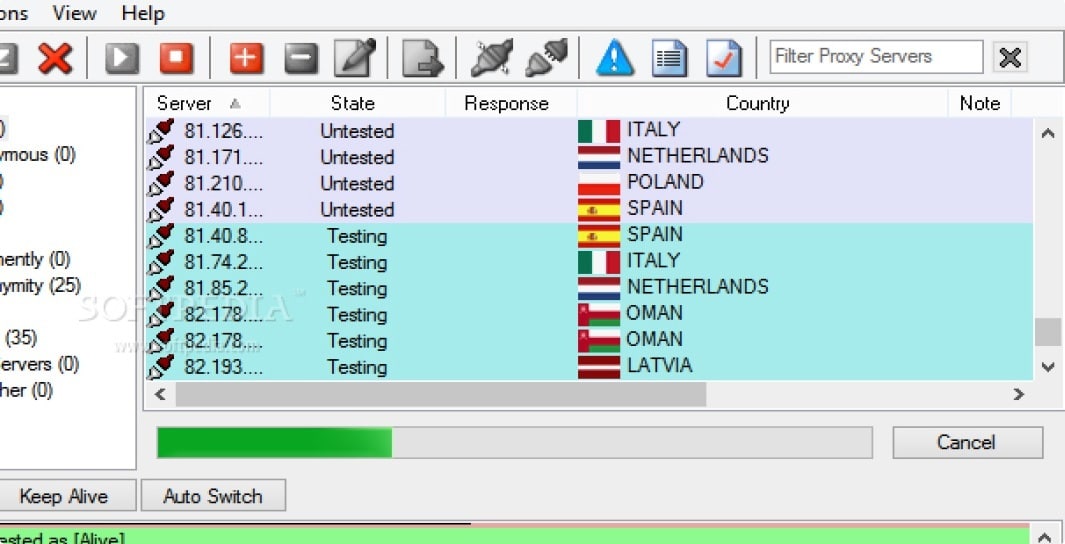 Test Proxies for Ports and Speed