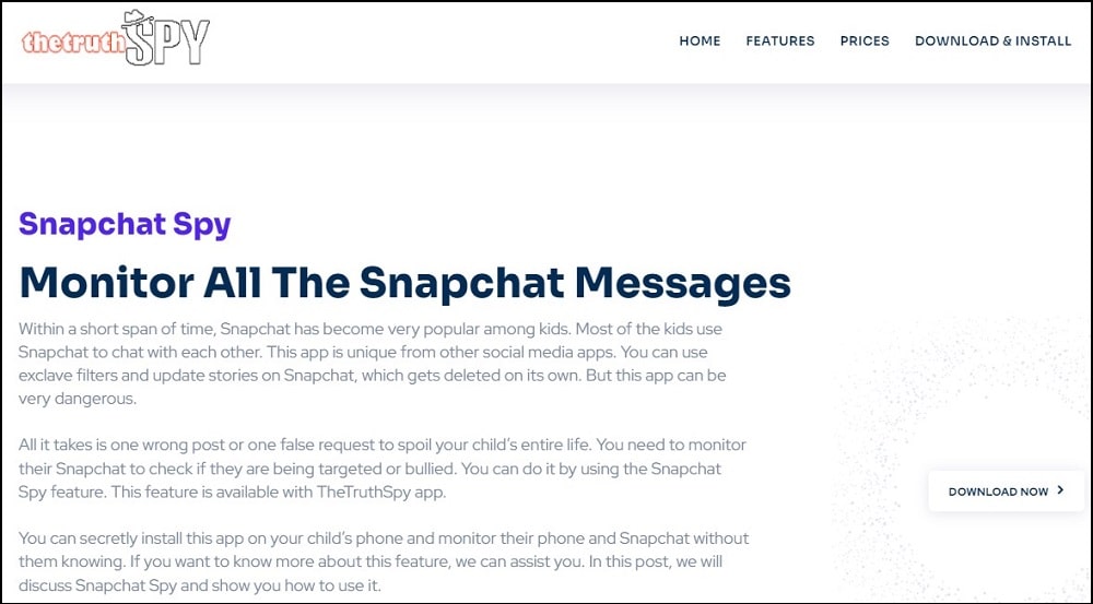 TheTruthSpy for Snapchat Viewers