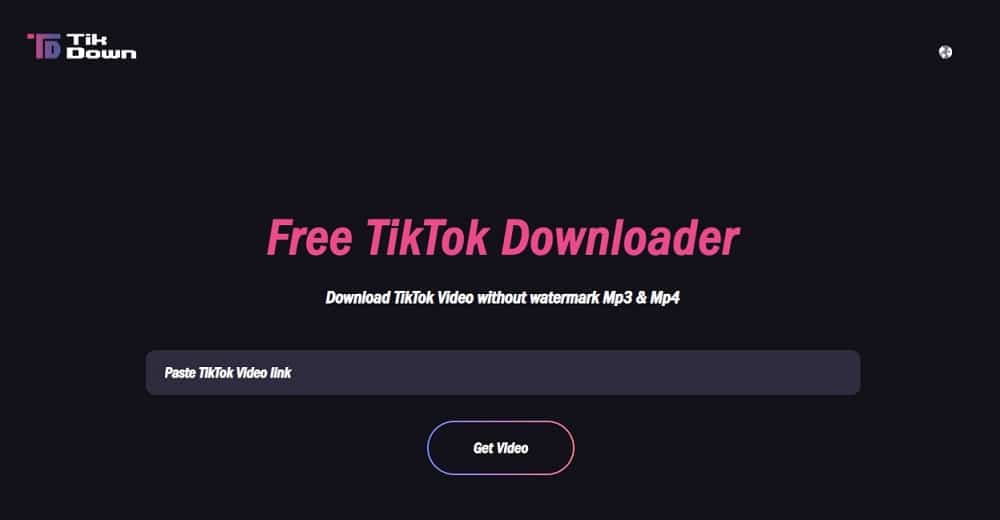 TikDown overview