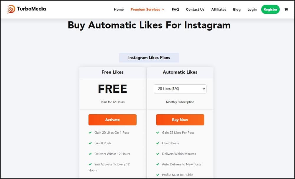 TurboMedia Auto Liker App as a AutoLikes