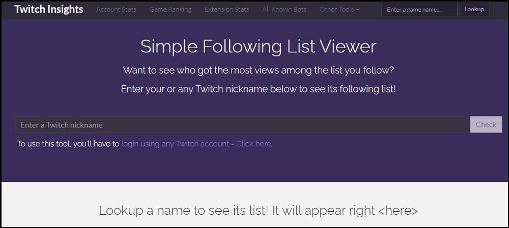 Twitch Insights
