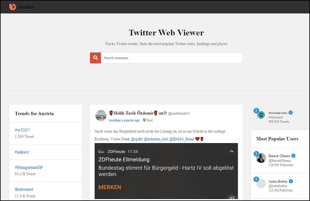 Twstalker for Twitter Viewers
