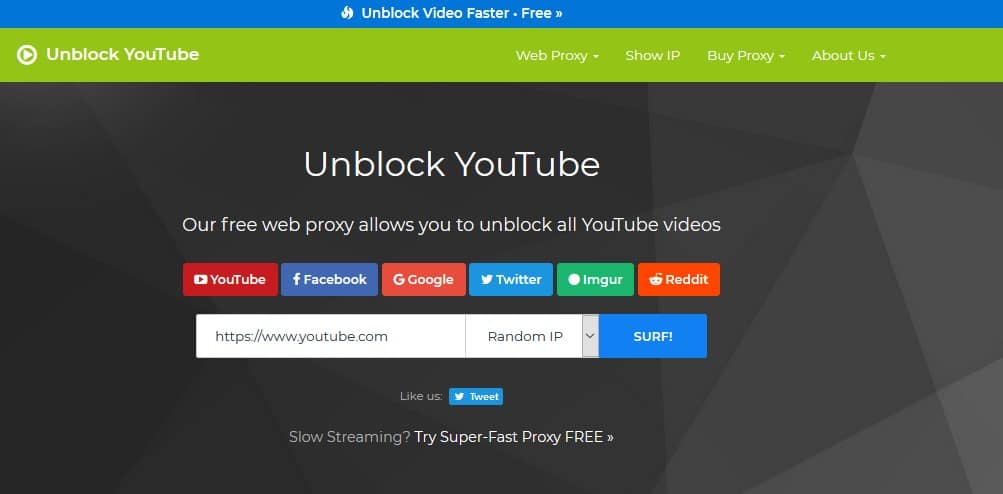 Unblock YouTube