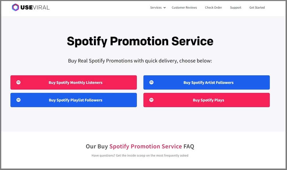 UseViral Spotify Bot