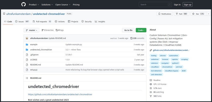 Using Undetectable Automation Browsers