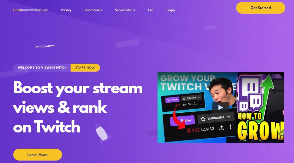 View 4 Twitch overview
