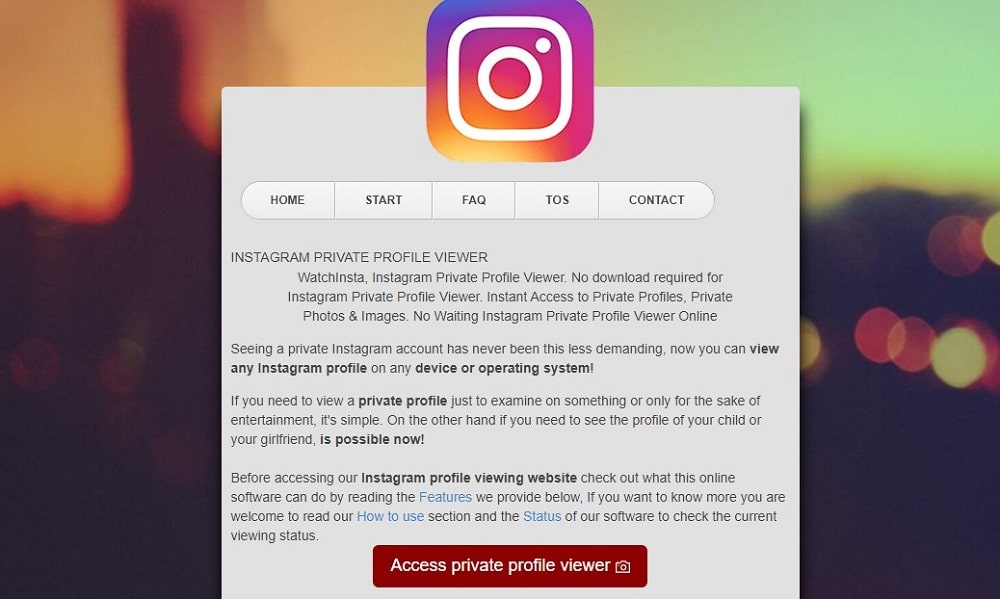WatchInsta Overview