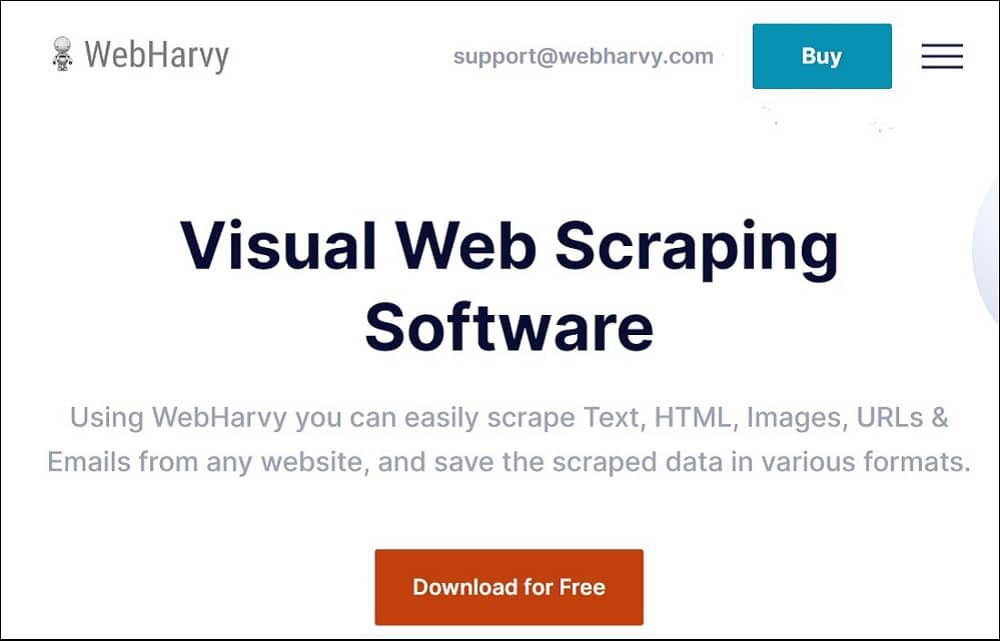WebHarvy with Dexi Alternatives