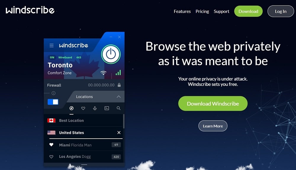 Windscribe Overview