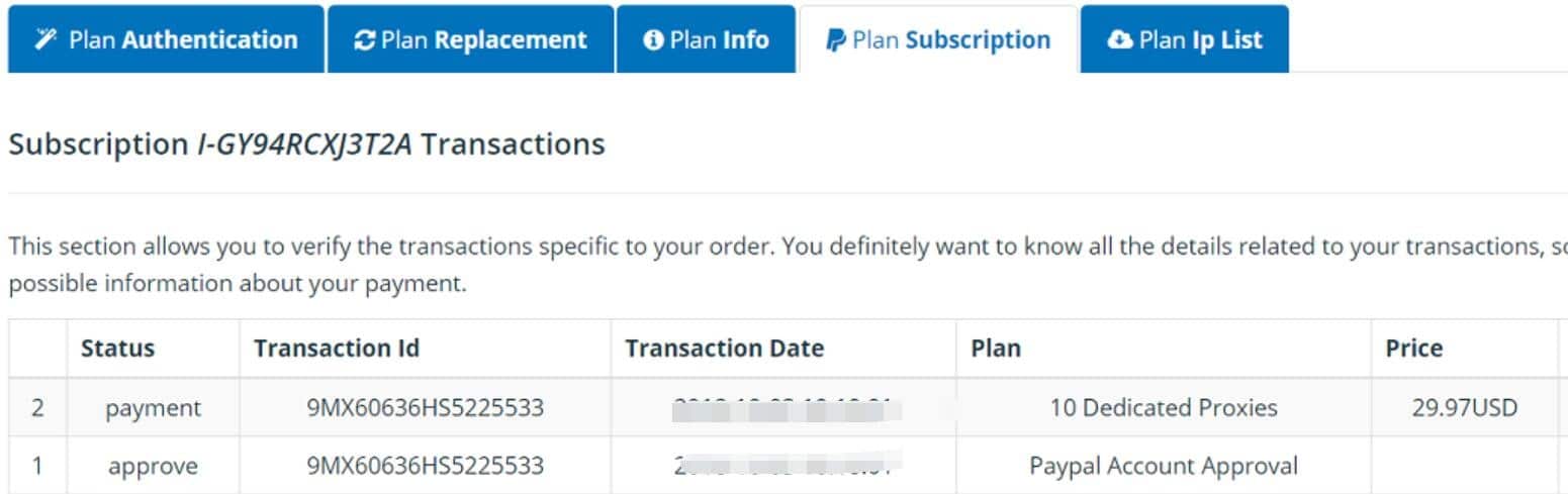 YPP proxies subscription
