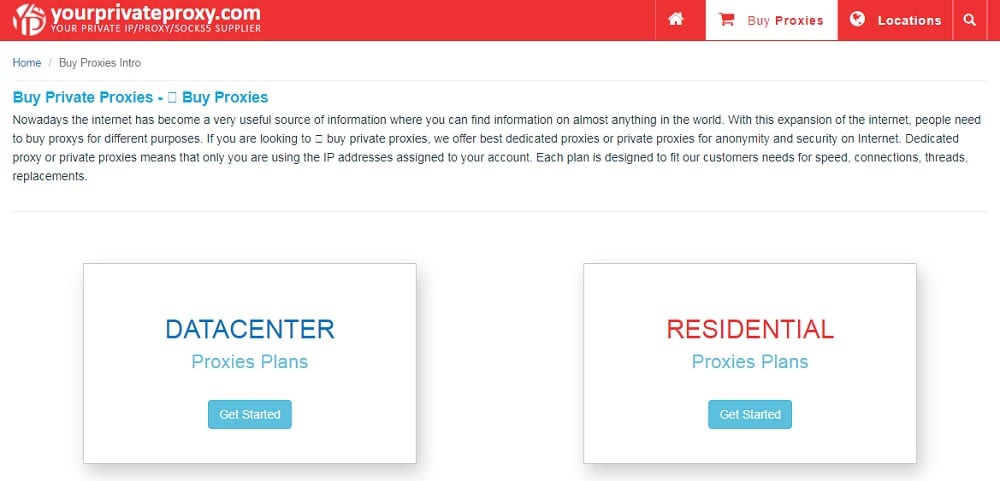 YourPrivateProxy Buy Policy