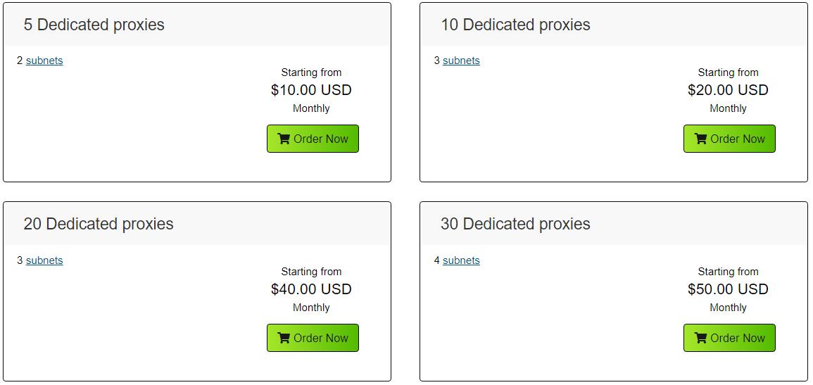 datacenter proxies from buyproxies