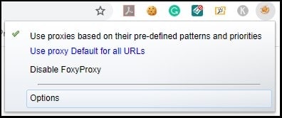 foxyproxy final set up