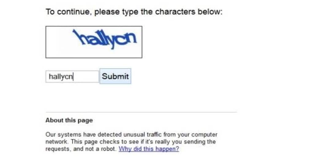 error messages
