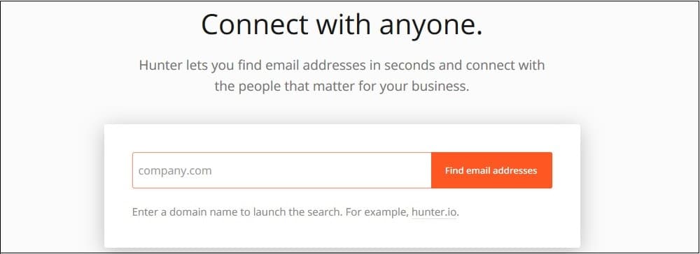 hunter.io overview