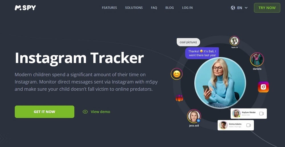 mSpy Instagram Tracker Overview