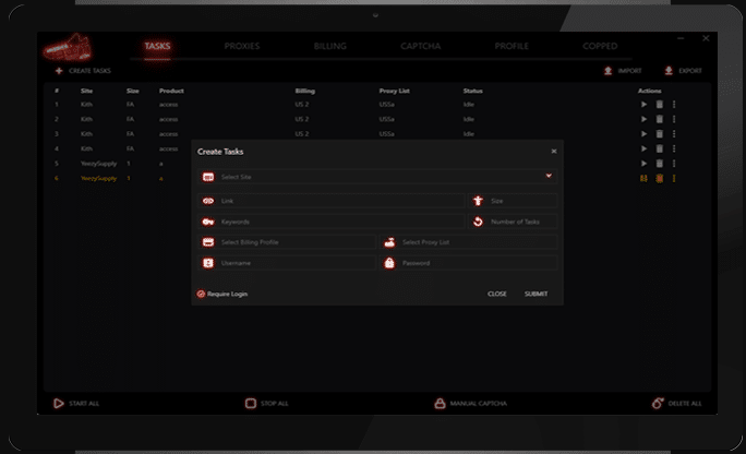 nike shoe bot