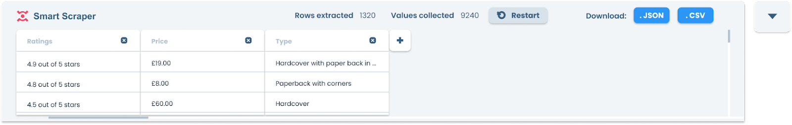 smart scrape websites